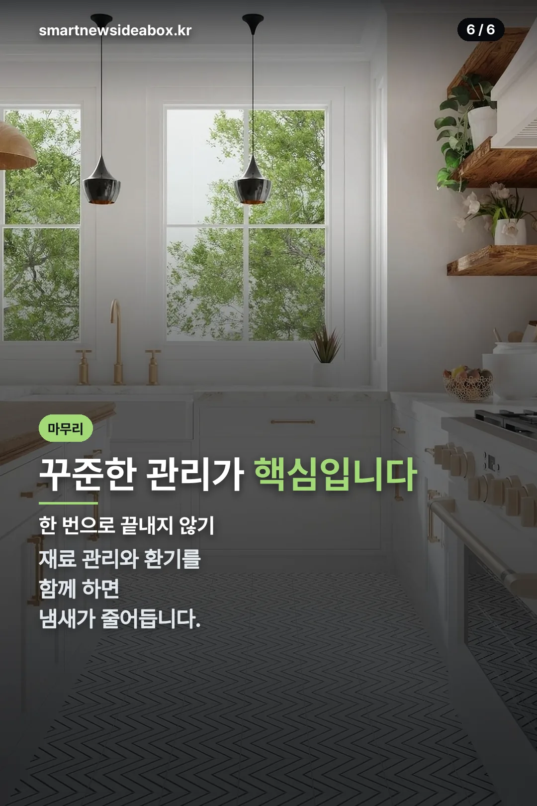 꾸준한 관리 마무리
