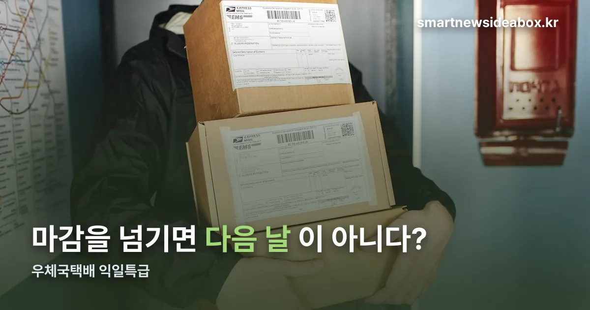우체국택배 익일특급 정리 썸네일