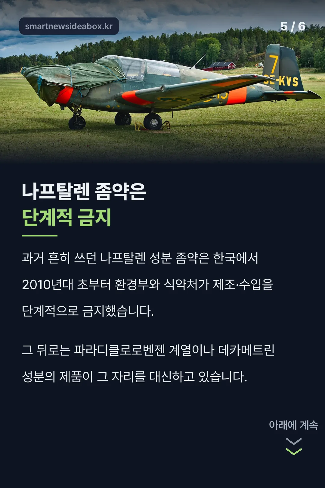 나프탈렌 좀약의 단계적 금지