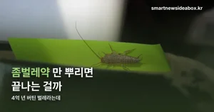 좀벌레약, 뿌려도 또 보이는 이유 — 4억 년 버틴 벌레의 정체